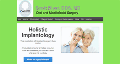 Desktop Screenshot of holisticimplantsurgery.com