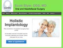 Tablet Screenshot of holisticimplantsurgery.com